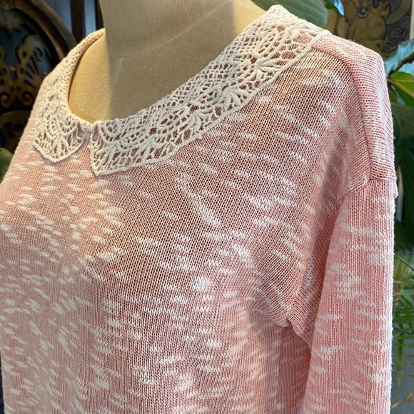 Macy’s Peter Pan lace collar sweater - Picture 10 of 13